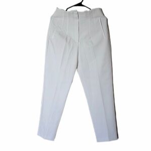 Zara Women's White Cropped Pants